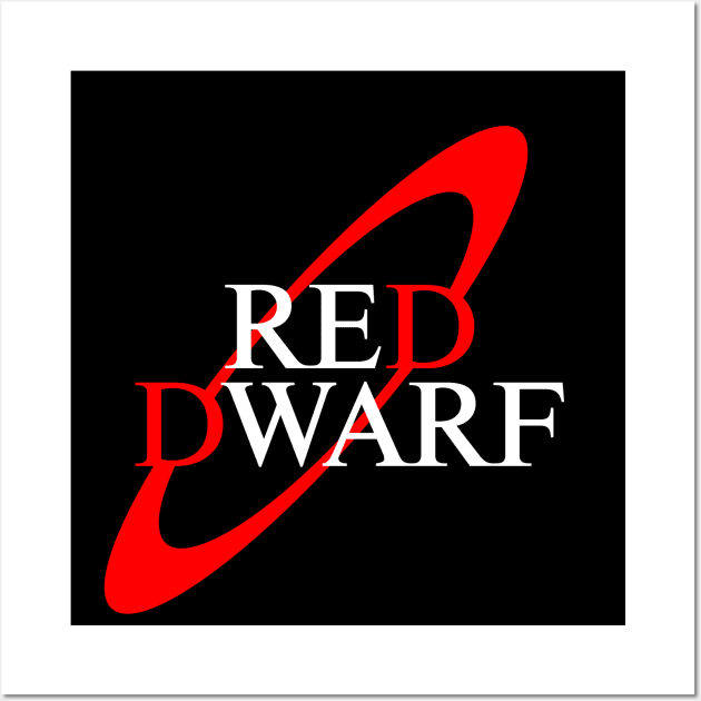 Red Dwarf (series logo) Wall Art by Stupiditee